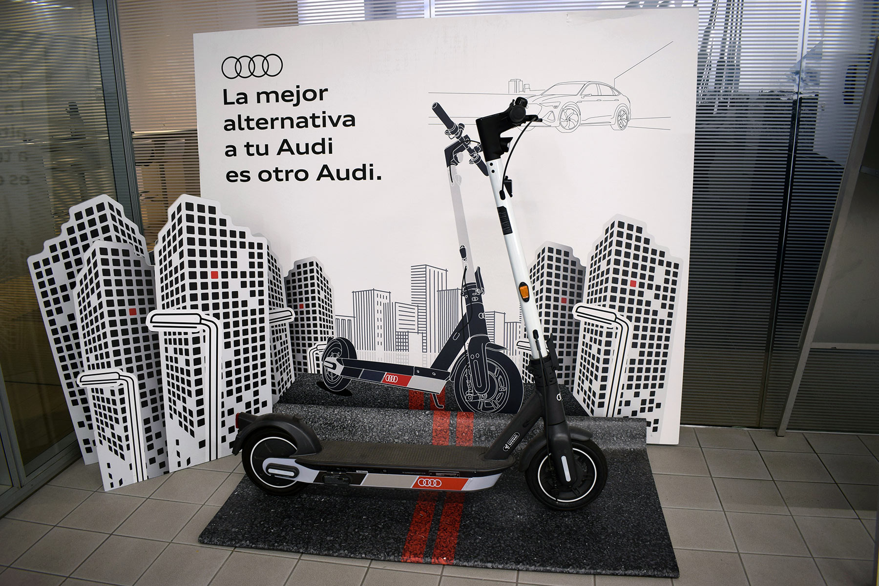 Micro movilidad eléctrica con el Audi Kick scooter by Segway